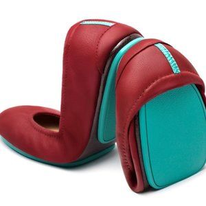 Tieks Cardinal Red Flats - Size 8
